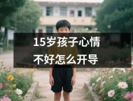 15岁孩子心情不好怎么开导